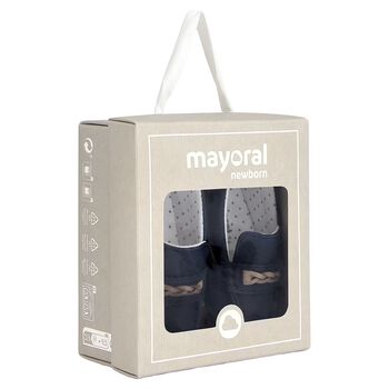 Baby Boys Navy Blue Suede Pre Walker Moccasins