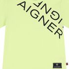 Younger Boys Green Logo T-Shirt, 3, hi-res