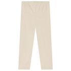 Girls White & Gold Leggings Set, 1, hi-res