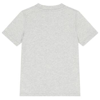 Boys Grey Logo T-Shirt