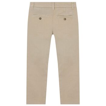 Boys Beige Trousers 