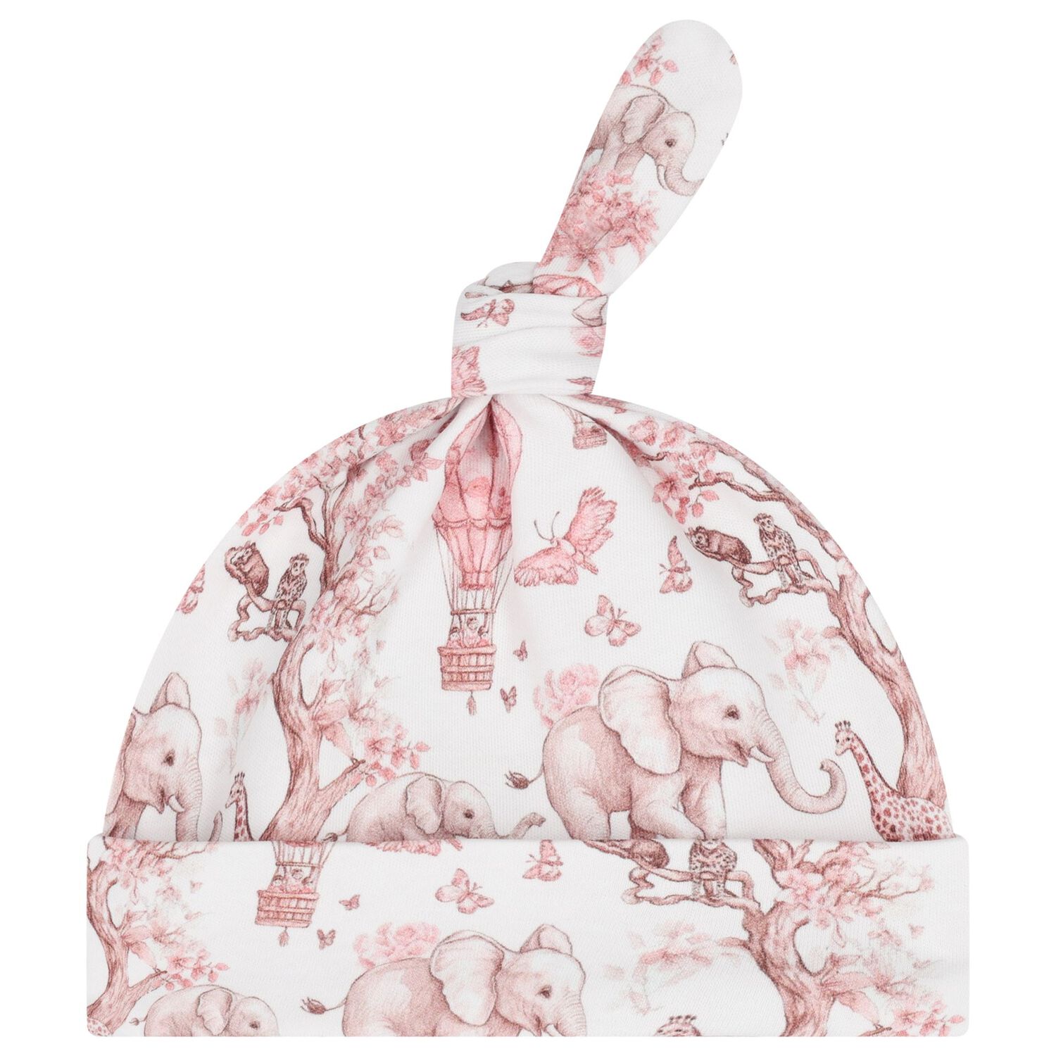 Baby Girls White & Pink Africa Babygrow Gift Set, 1, hi-res