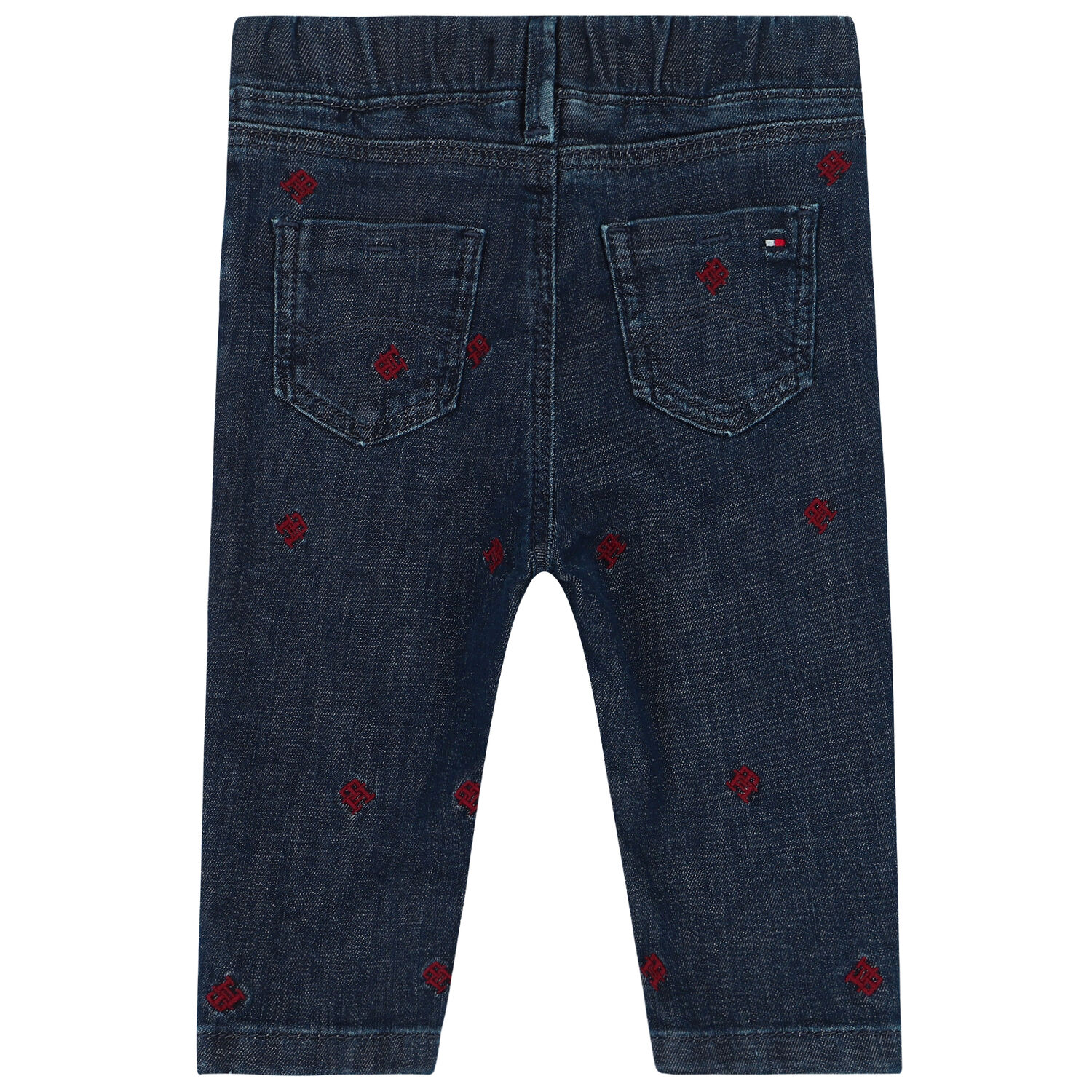 Baby Boys Logo Denim Pants, 1, hi-res