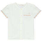 Baby Boys Ivory & Beige Shorts Set, 1, hi-res