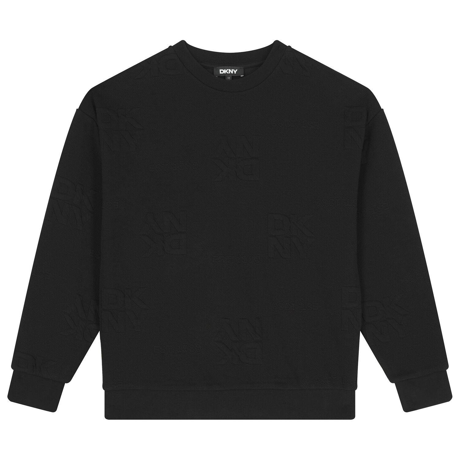 Black Logo Sweatshirt, 1, hi-res