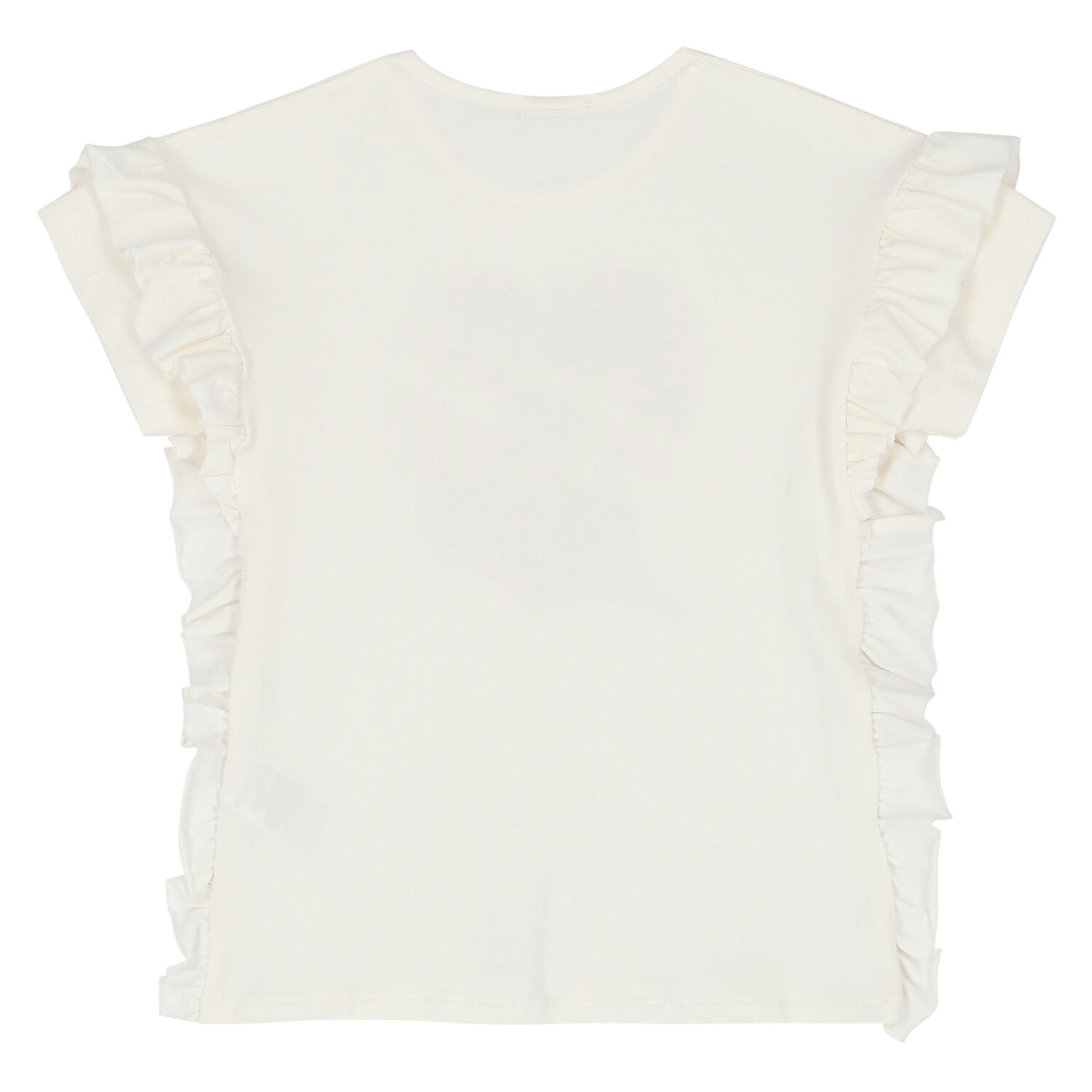 Girls Ivory & Black Heart Shorts Set, 1, hi-res