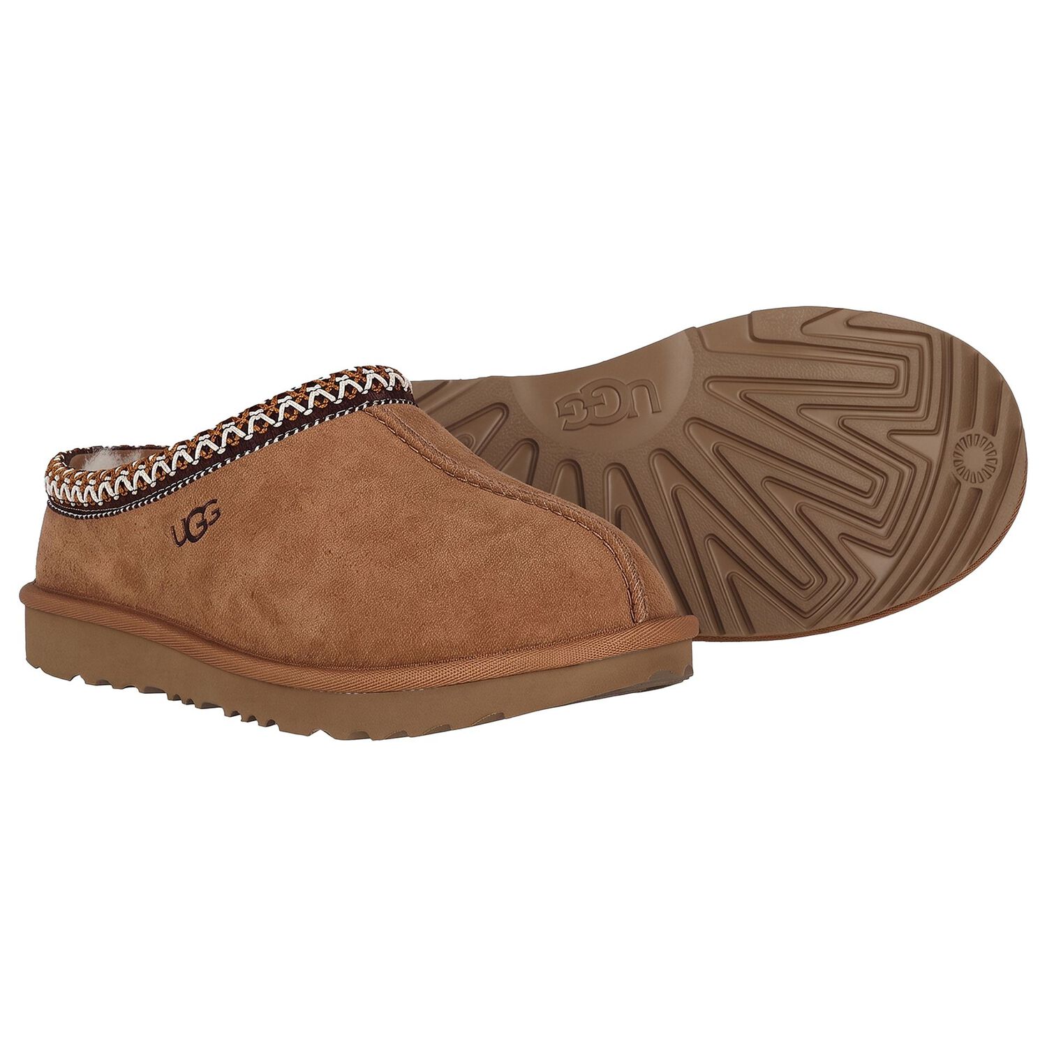 Chestnut Brown Tasman II Suede Mules, 2, hi-res