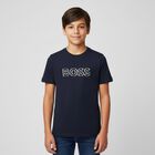 Boys Navy Blue Logo T-Shirt, 3, hi-res