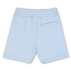 Younger Boys Blue Logo Shorts, 1, hi-res