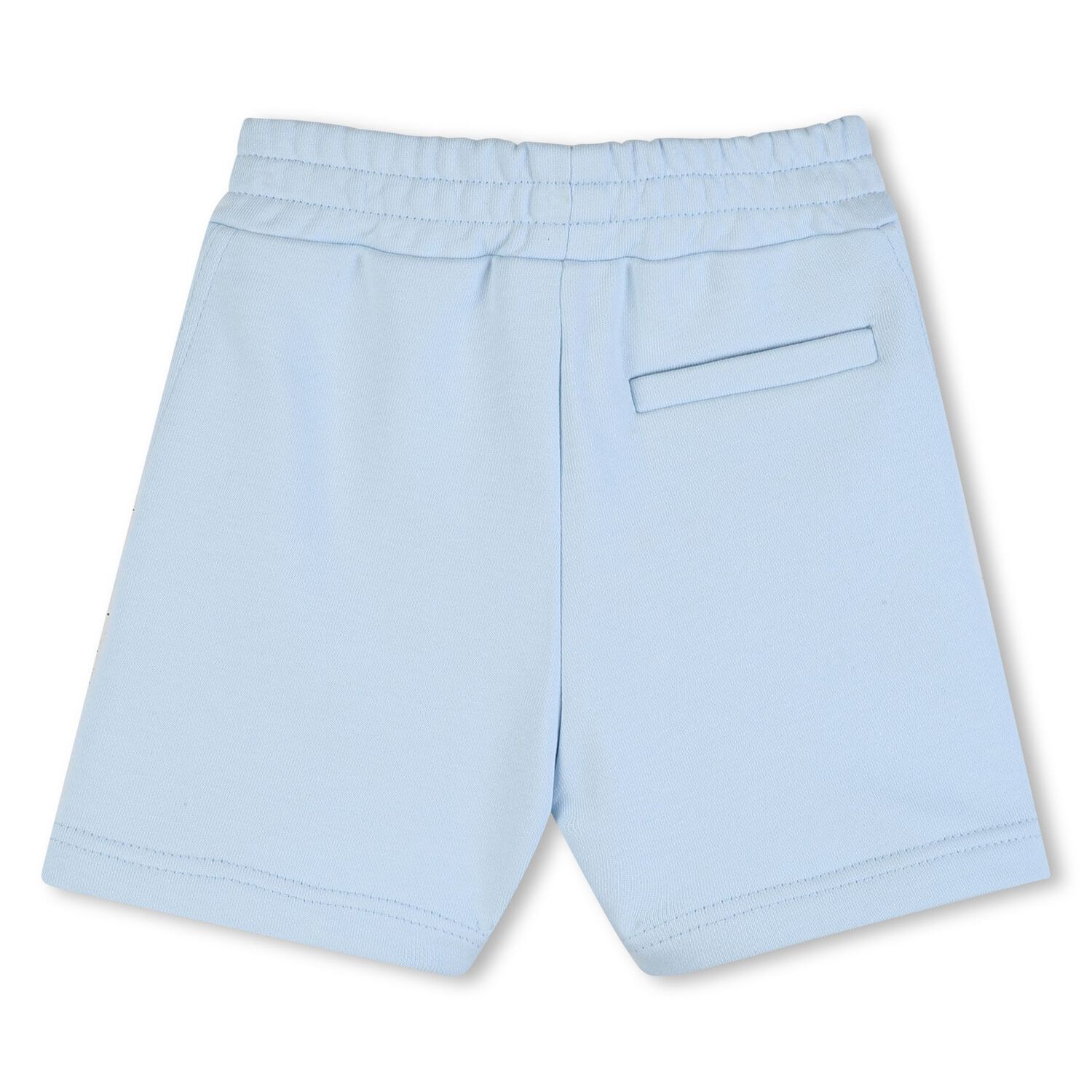 Younger Boys Blue Logo Shorts, 1, hi-res