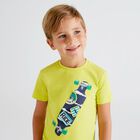 Boys Navy Skateboard T-Shirt, 2, hi-res