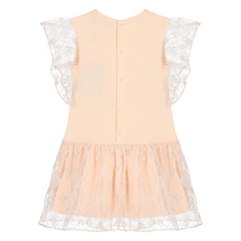 Younger Girls Pink Bag Dress
