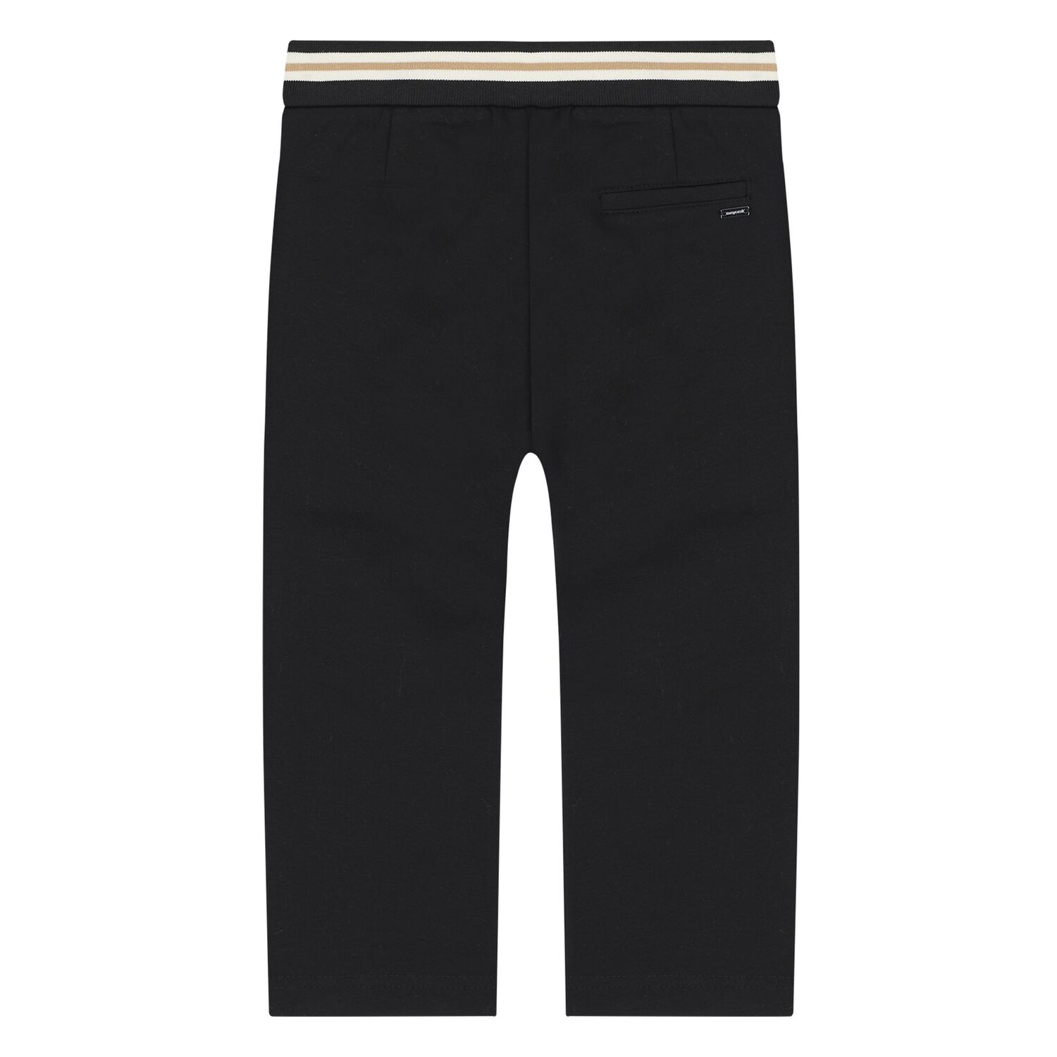 Younger Boys Black Trousers, 1, hi-res