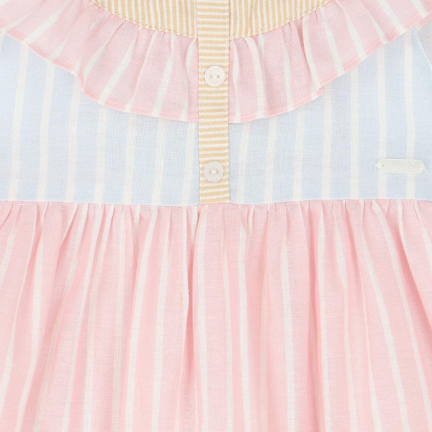 Younger Girls Multi-Colored Striped Dress, 1, hi-res