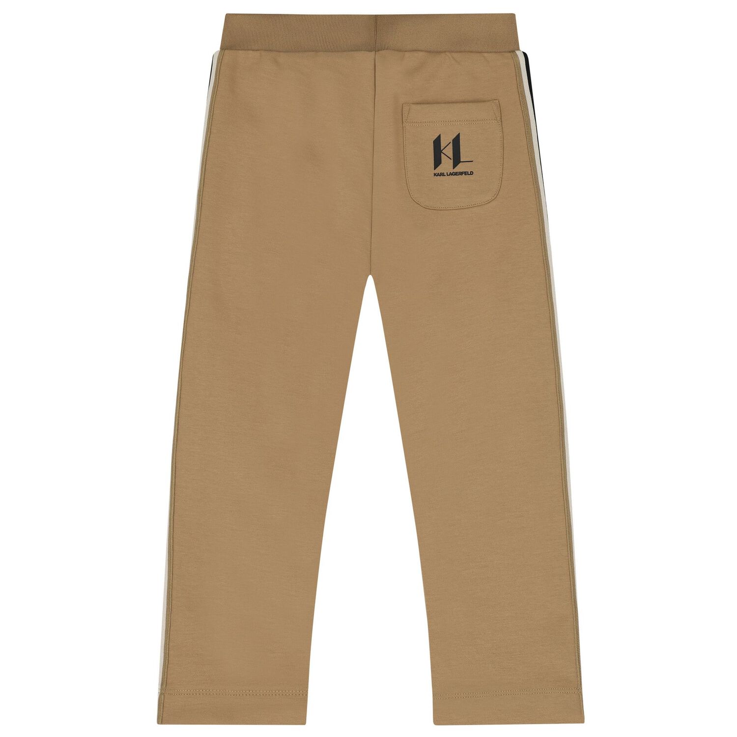 Boys Beige Logo Joggers, 1, hi-res image number null