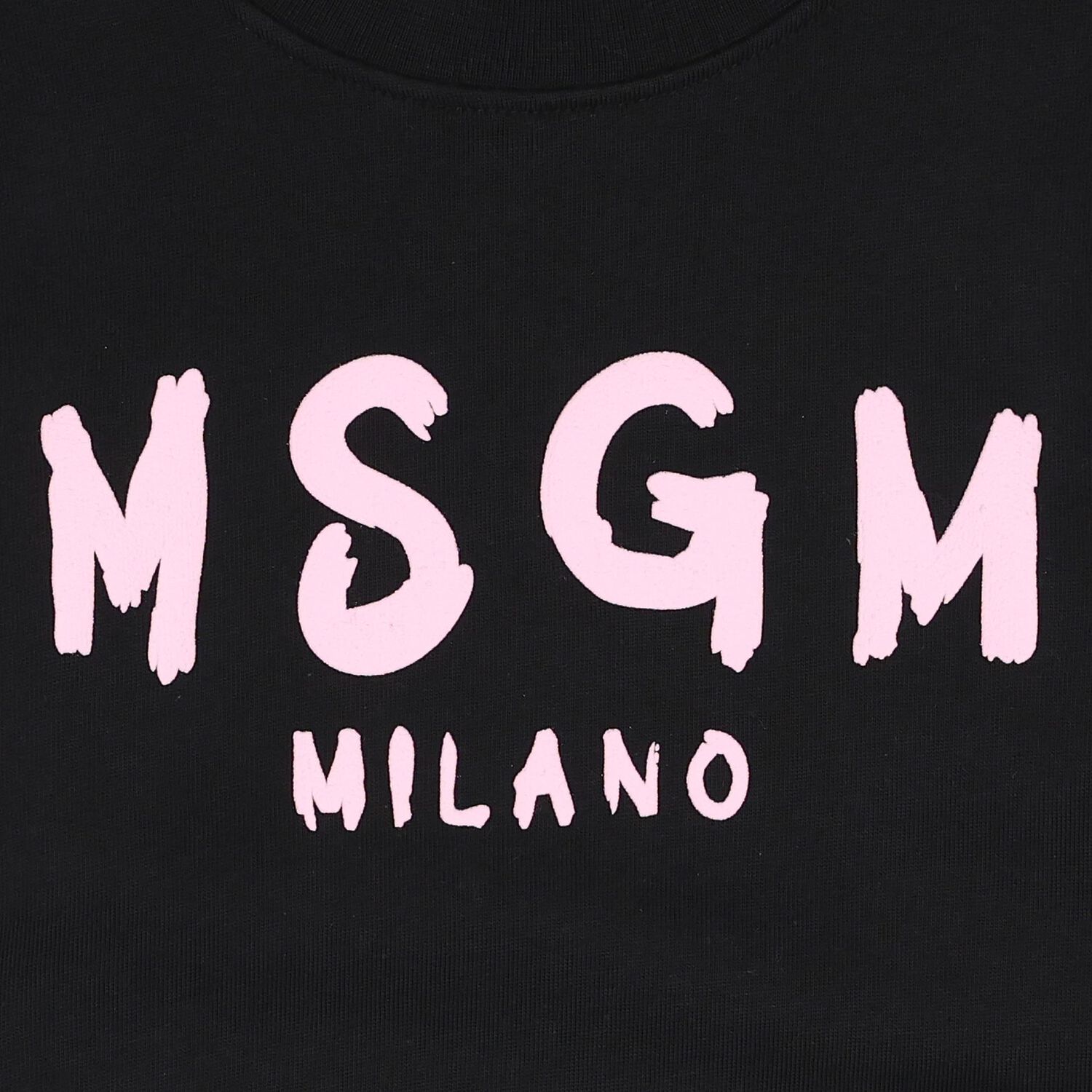 Girls Black & Pink Logo Sweatshirt, 3, hi-res