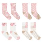 Baby Girls Pink & White Socks (4 Pack), 2, hi-res