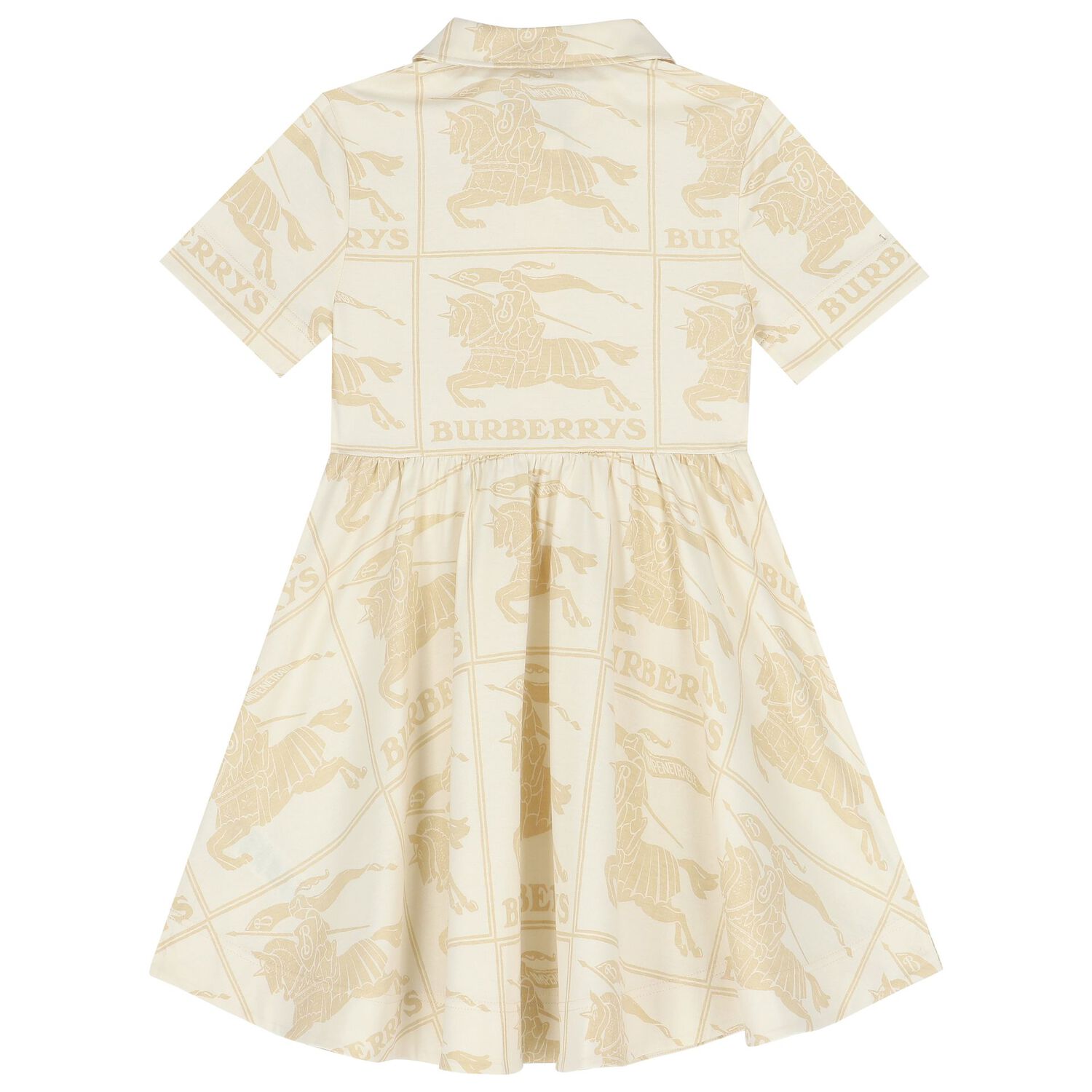 Girls Ivory & Beige Knight Dress, 1, hi-res