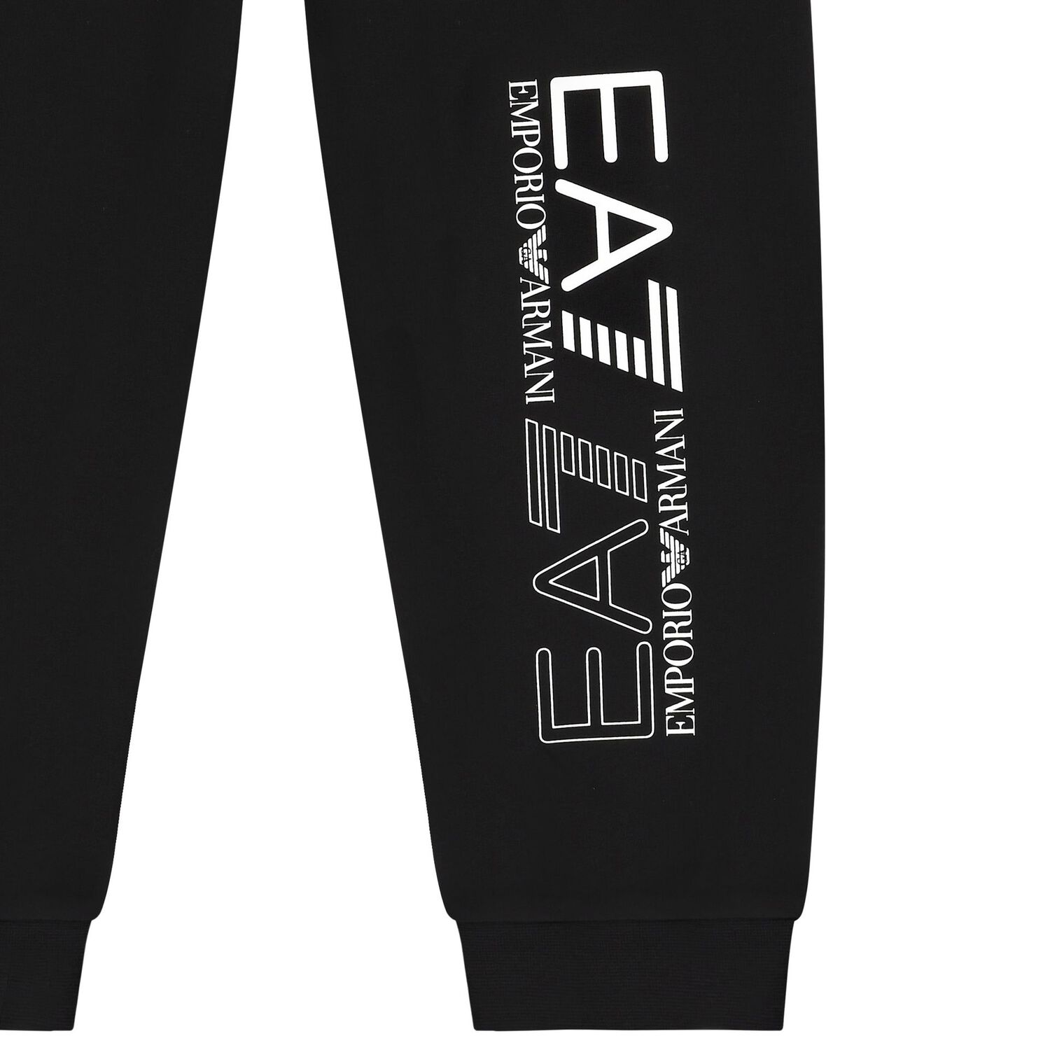 Boys Black Logo Joggers, 1, hi-res