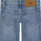 Girls Blue Denim Jeans, 1, hi-res