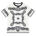 Boys Ivory & Black Bandana T-Shirt, 1, hi-res