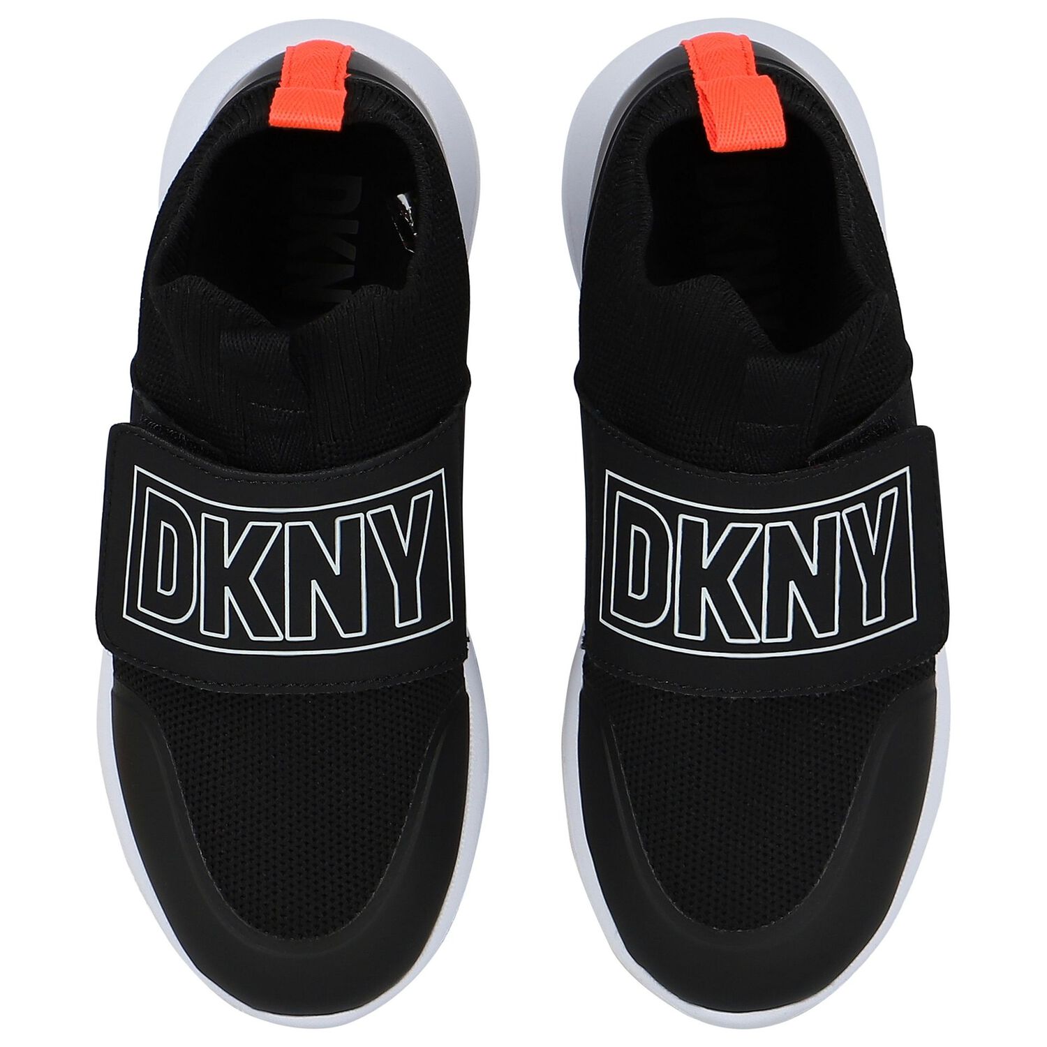 Boys Black & White Logo Trainers, 1, hi-res image number null