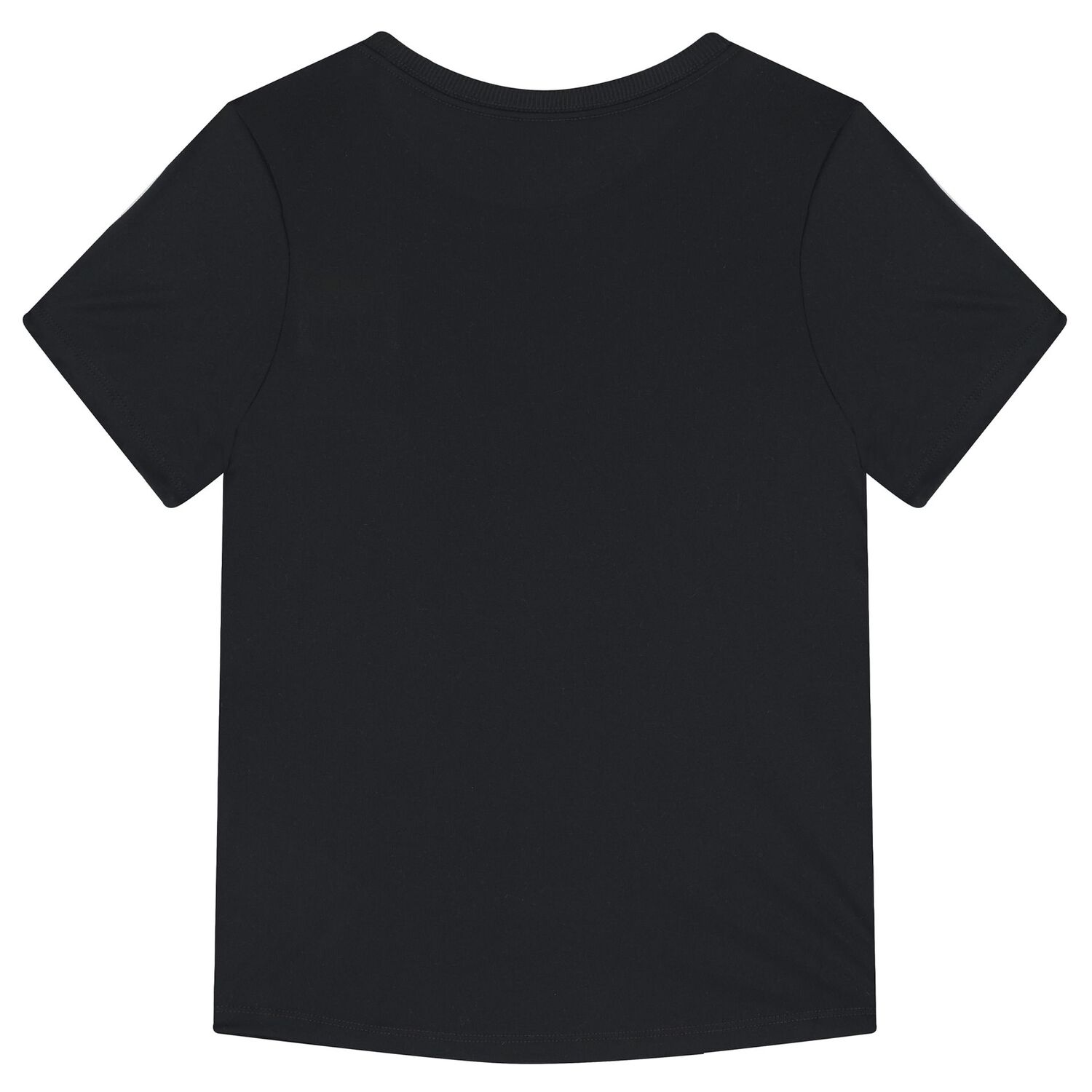 Girls Black Logo T-Shirt, 1, hi-res image number null