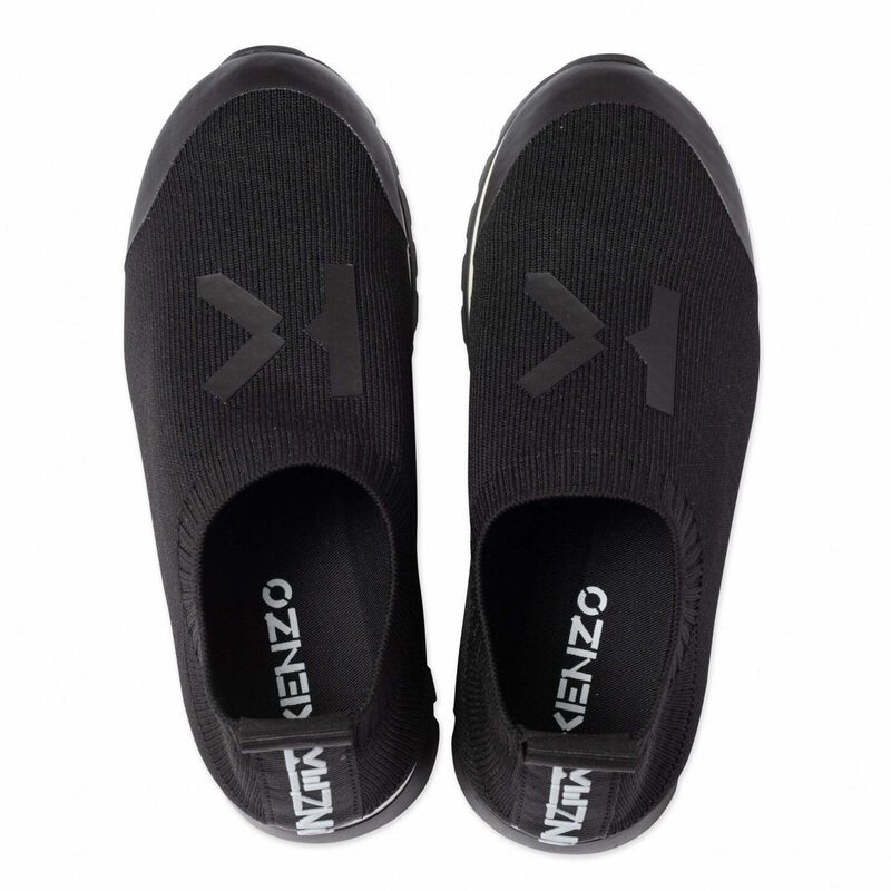 Boys Black Logo Trainers, 1, hi-res image number null