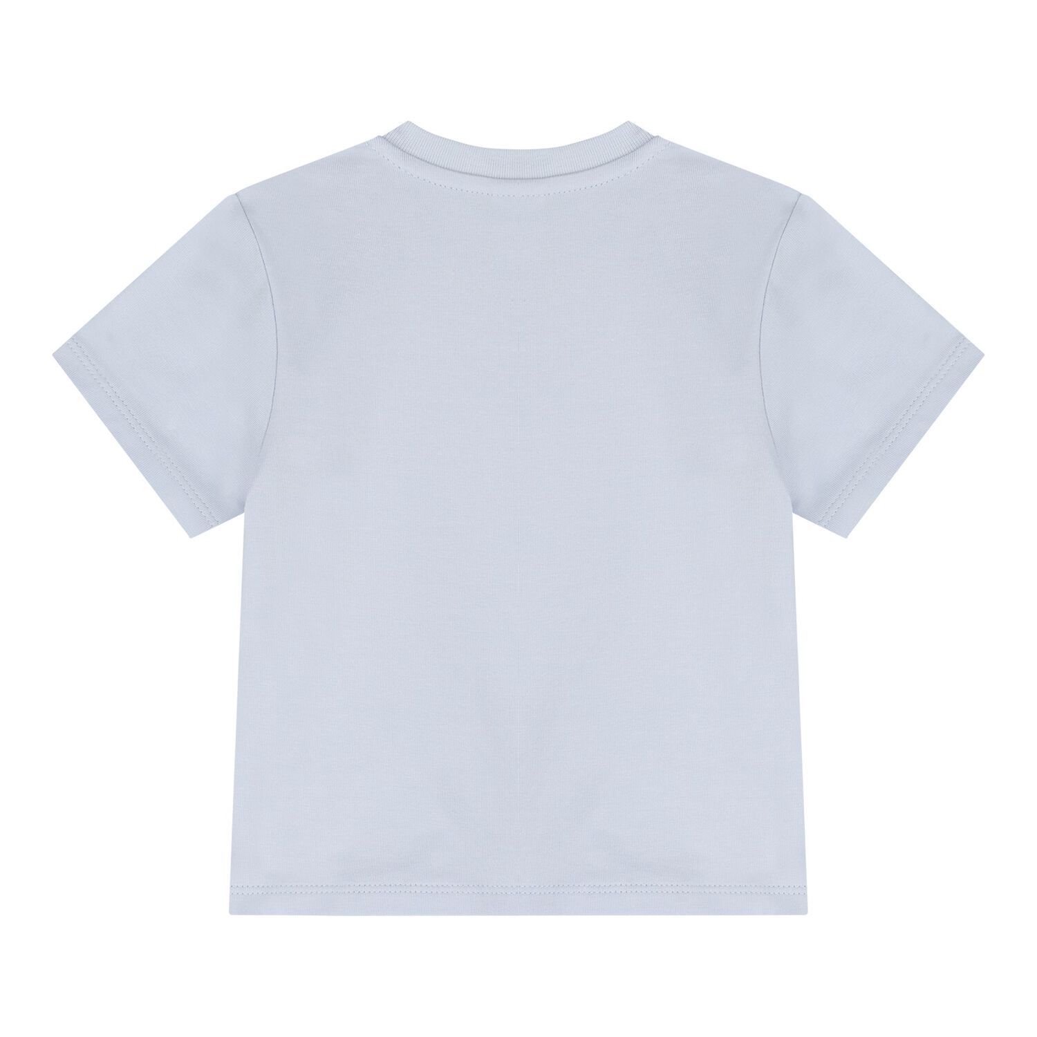 Baby Boys Blue & White Logo Shorts Set, 2, hi-res