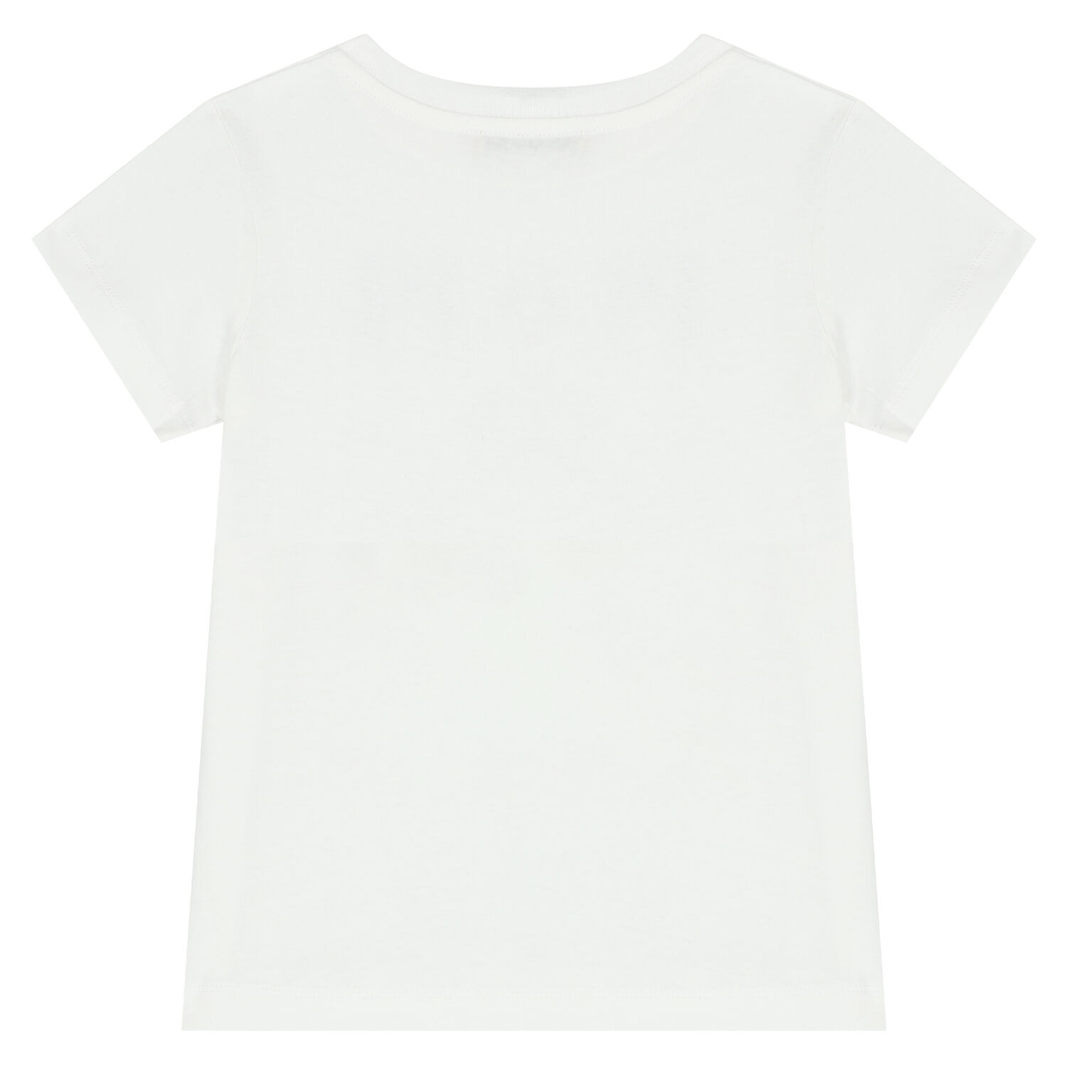 Girls White Logo T-Shirt, 1, hi-res