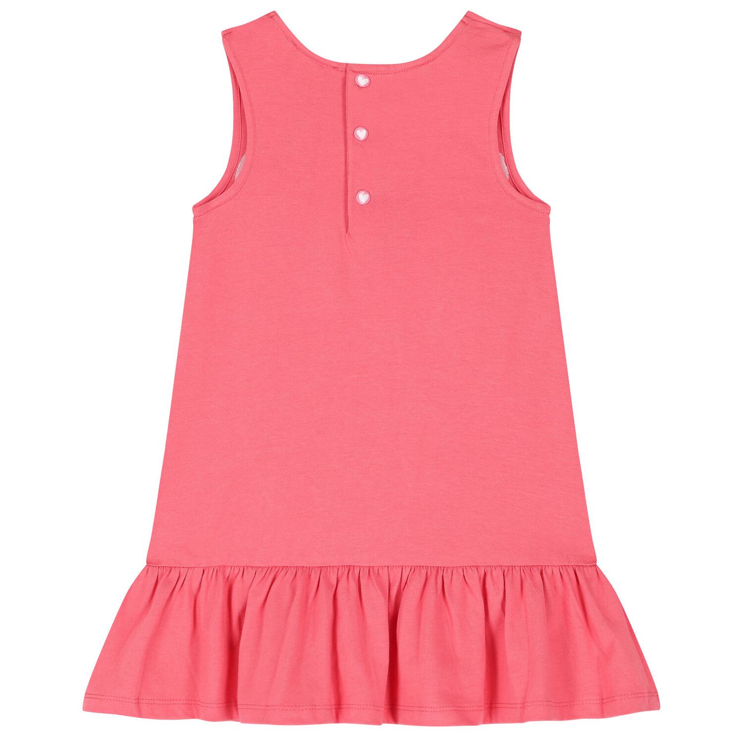 Girls Pink Logo Dress, 1, hi-res image number null