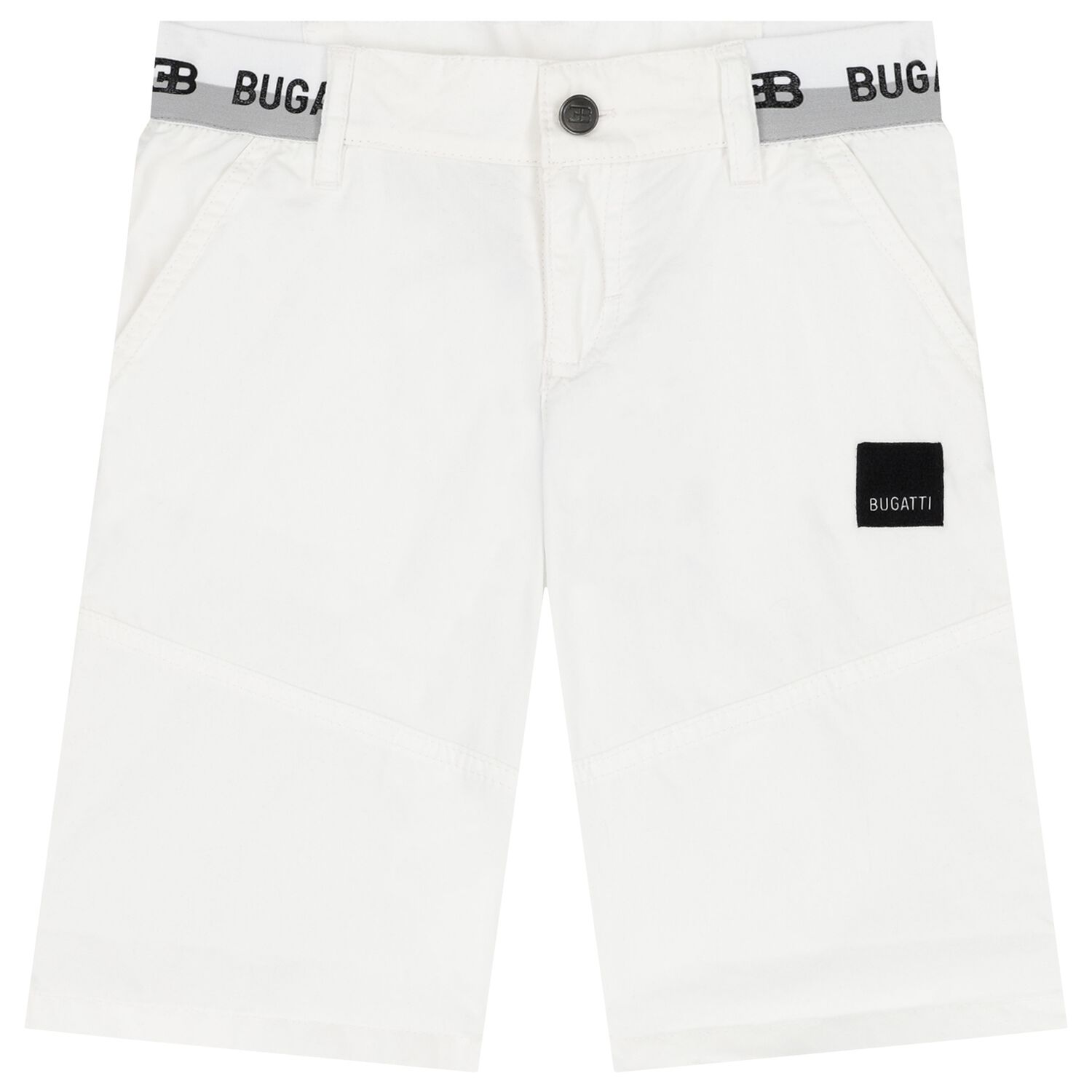 Boys White Logo Shorts, 1, hi-res image number null