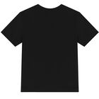 Boys Black Logo T-Shirt, 2, hi-res