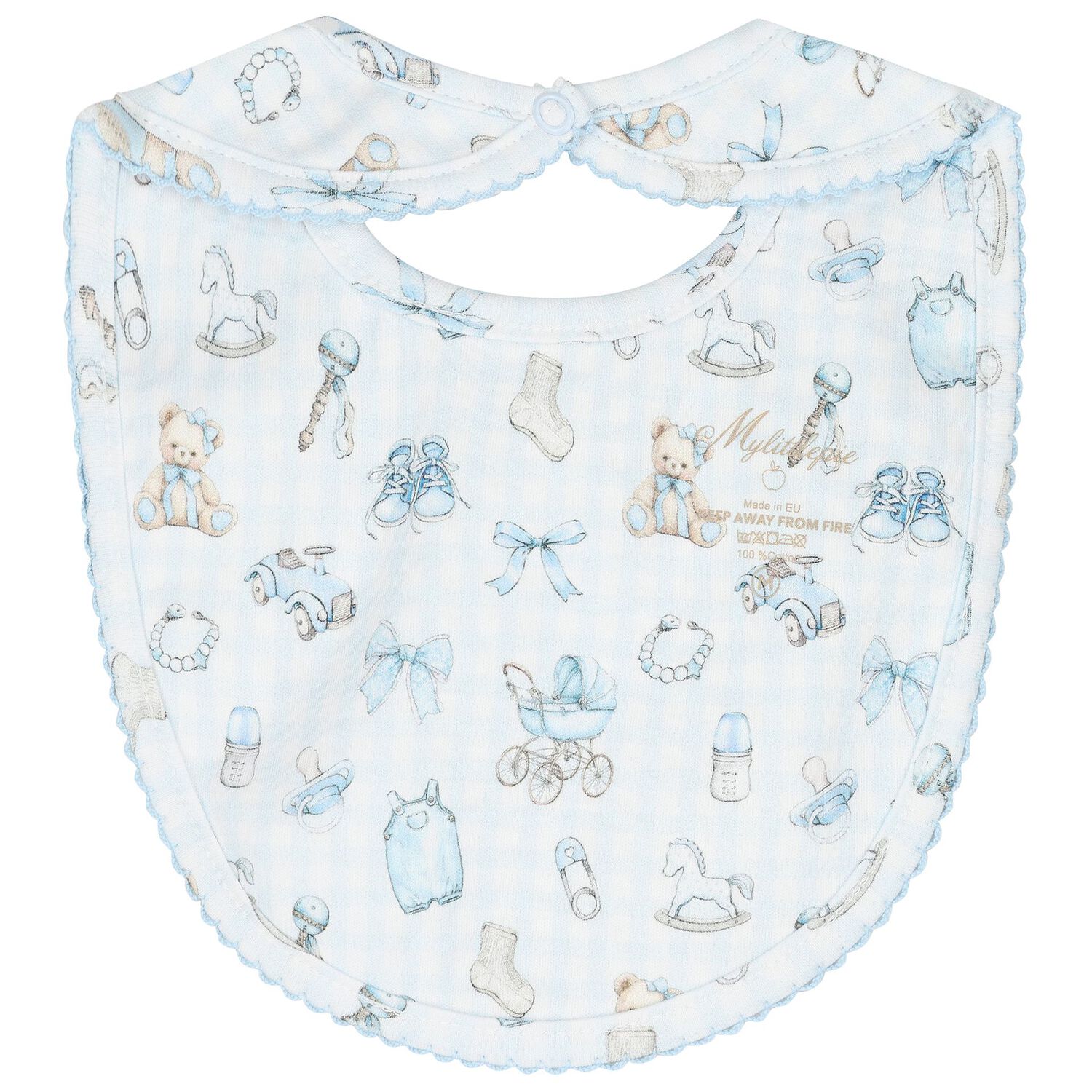 Blue Nursery Print Babygrow Gift Set (3 Piece), 1, hi-res image number null