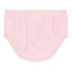 Baby Girls Pink Logo Tulle Dress Set, 1, hi-res