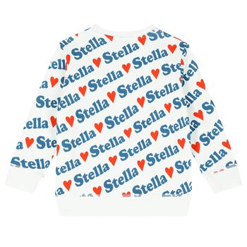 Girls Ivory Logo Sweatshirt