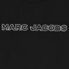 Girls Black Crystal Logo Long Sleeve Top, 1, hi-res