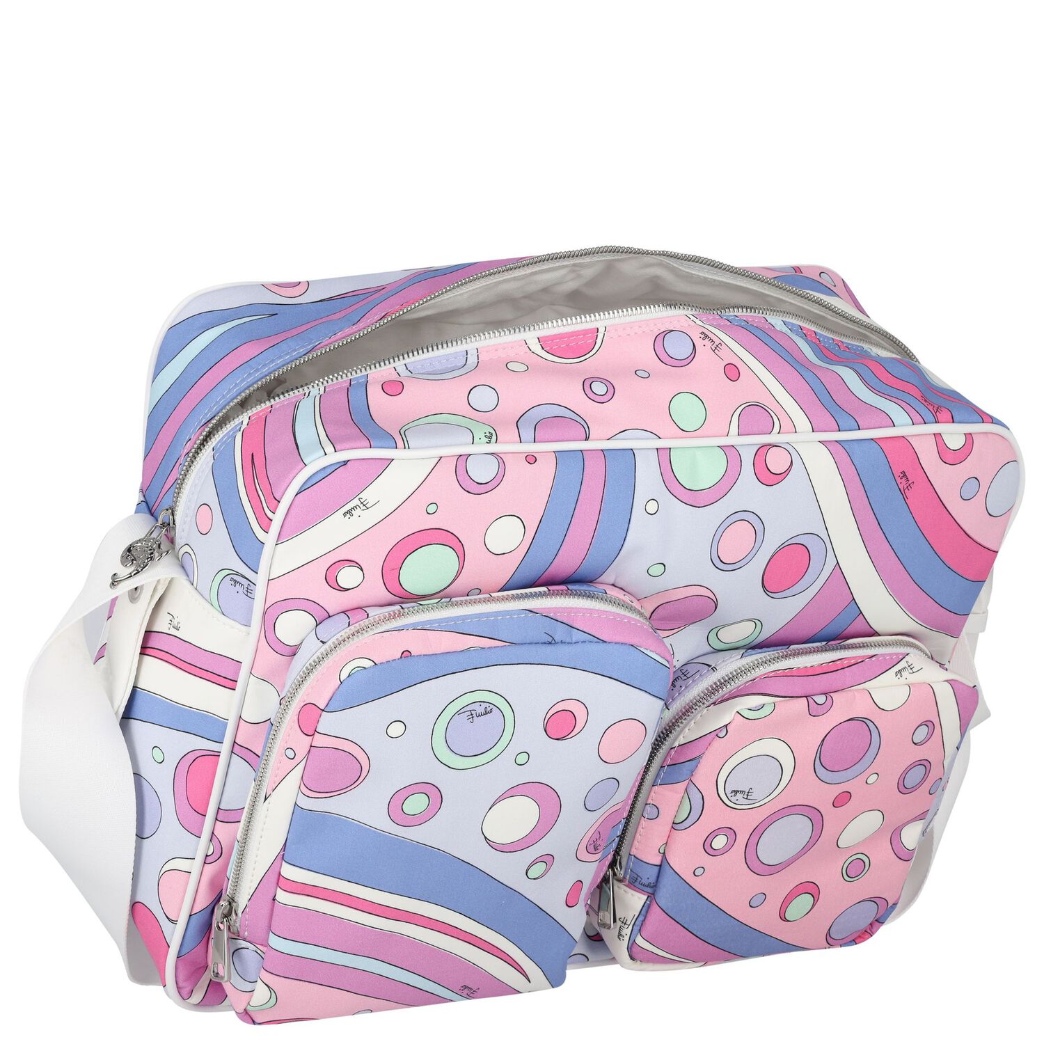 Baby Girls Pink & Lilac Fontane Changing Bag, 2, hi-res