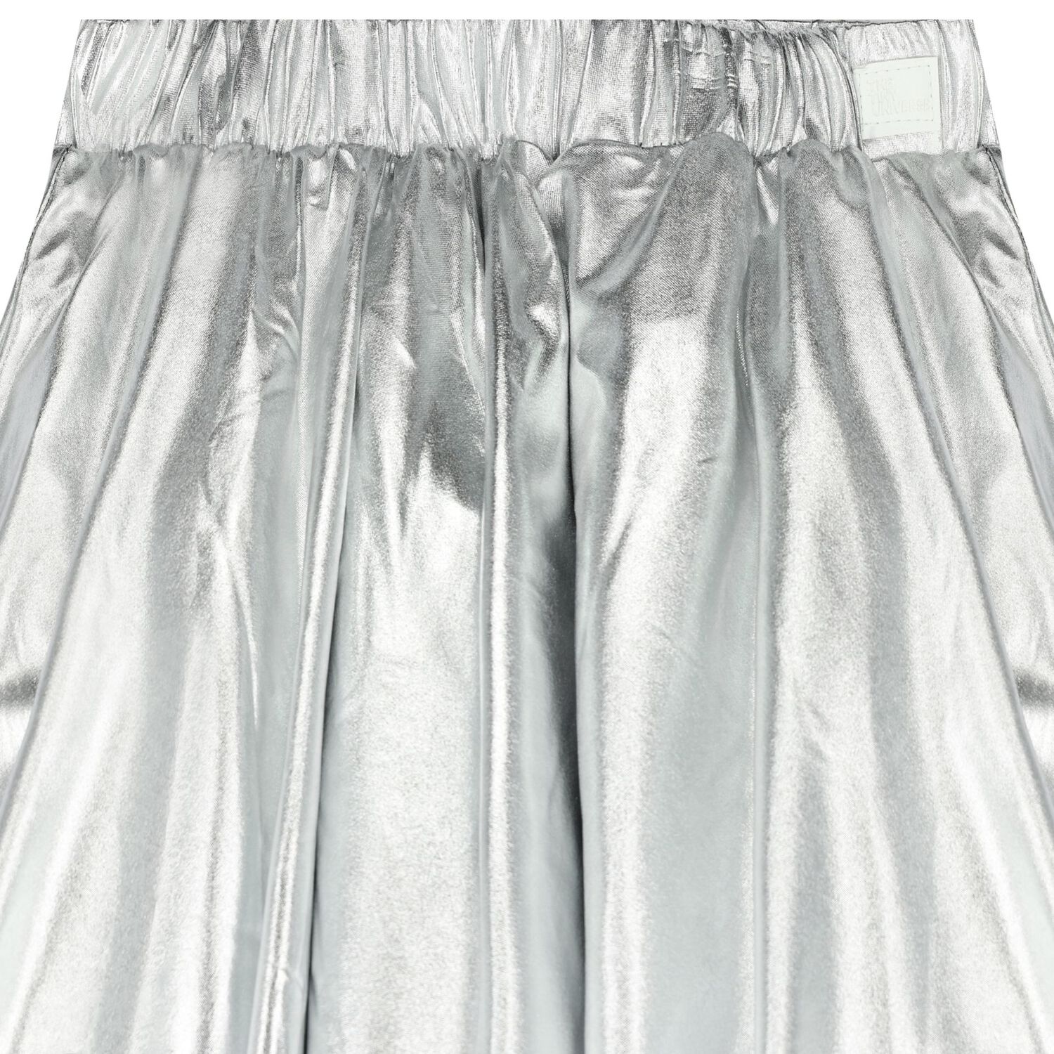 Girls Silver Metallic Skirt, 1, hi-res image number null
