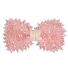 Girls Pink Embellished Bow Hair Clip, 1, hi-res