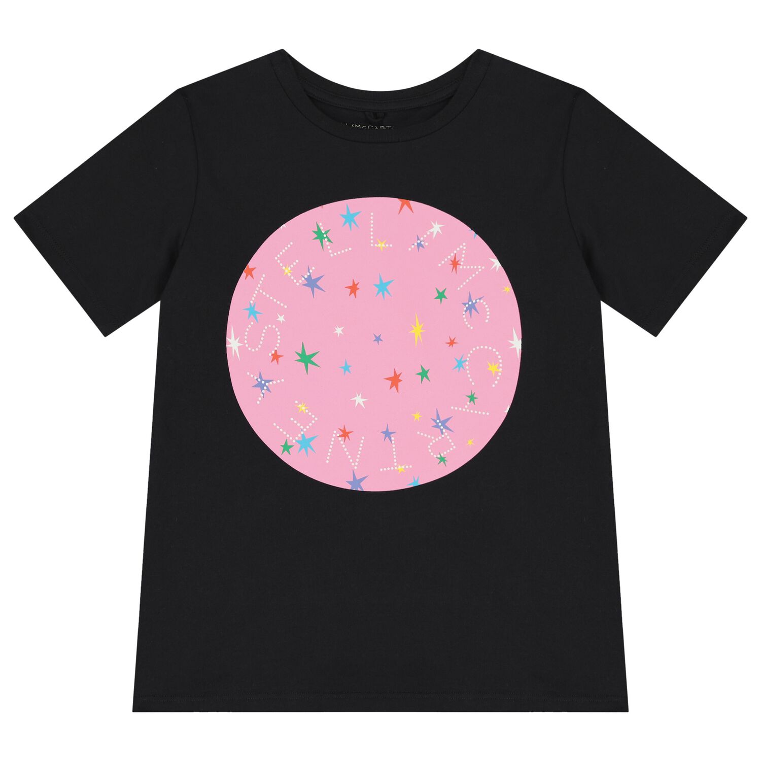 Girls Black Logo T-Shirt, 1, hi-res image number null