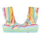 Girls Multi-Coloured Zigzag Bikini, 1, hi-res