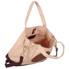 Girls Beige Horse Medal Handbag ( 20cm ), 1, hi-res