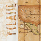 Beige Logo Geo Map Babygrow, 1, hi-res