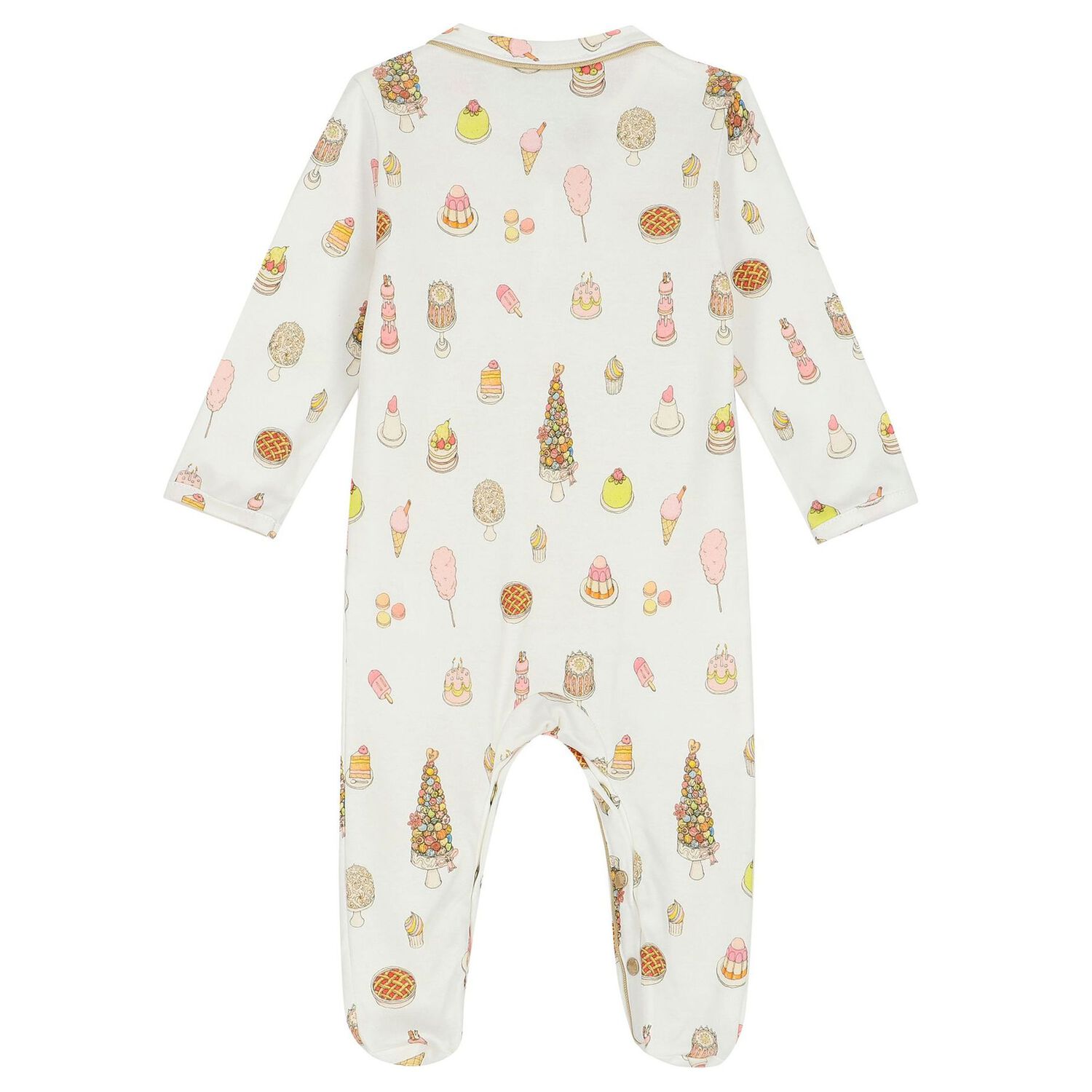 Baby Girls Ivory & Pink Carousel Babygrow Gift Set, 1, hi-res image number null