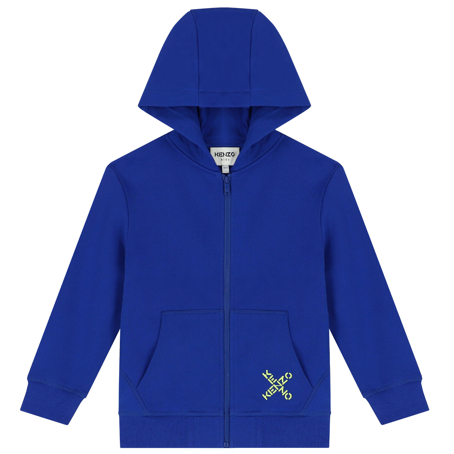 Boys Blue Logo Zip Up Top, 1, hi-res