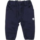 Baby Boys Navy Cotton Trousers, 1, hi-res