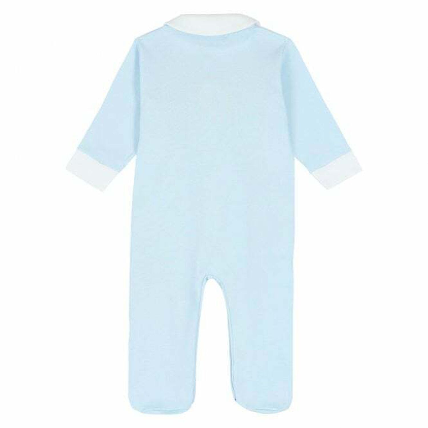 Baby Boys Blue Babygrow, 2, hi-res