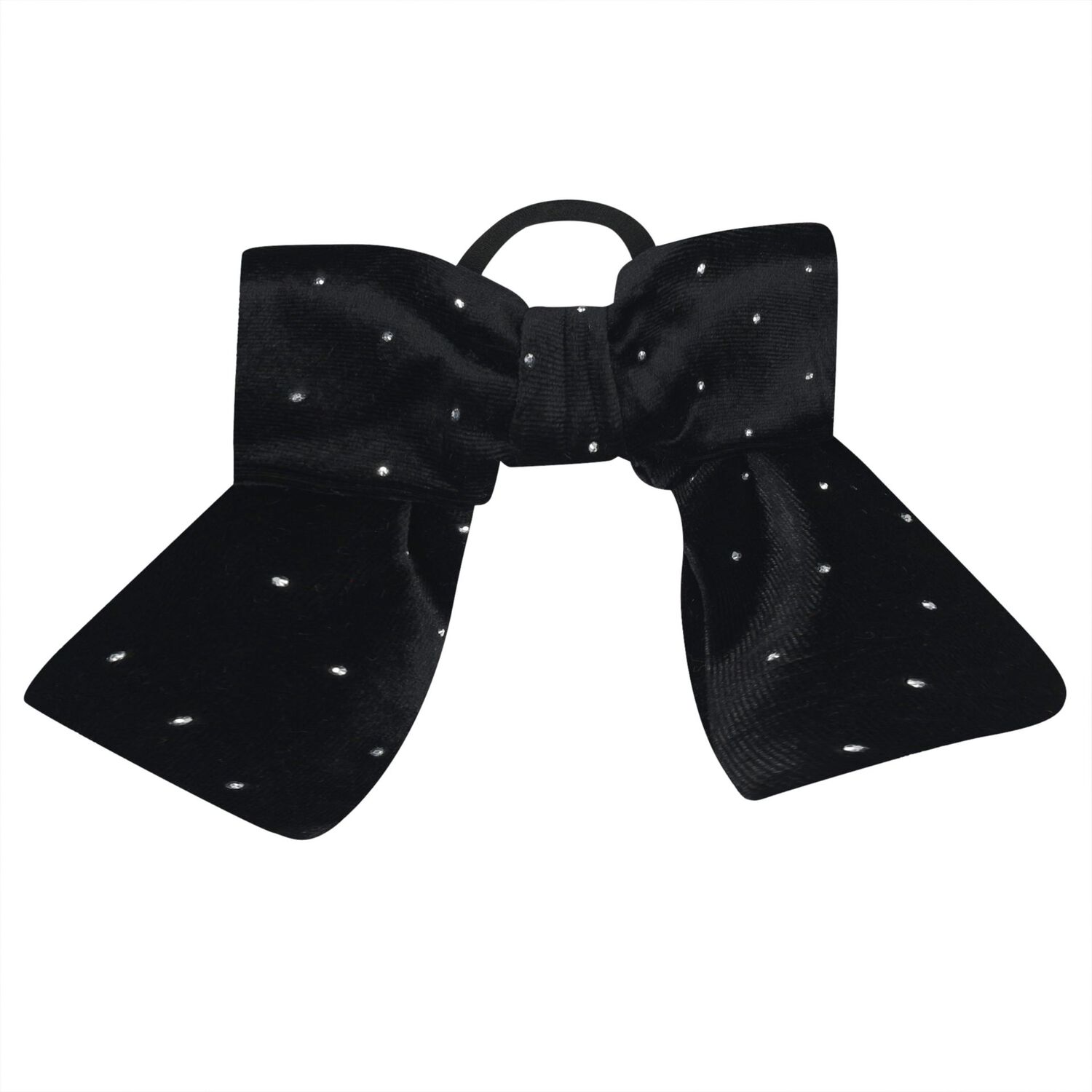Girls Black Sparkle Velvet Dress Set, 1, hi-res