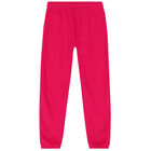 Girls Pink Logo Joggers, 1, hi-res